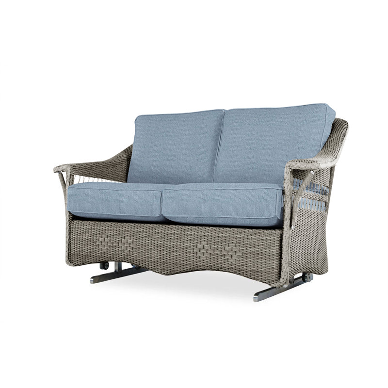 Nantucket Outdoor 2 - Seat Loveseat, Stratosphere Cloud, Pewter