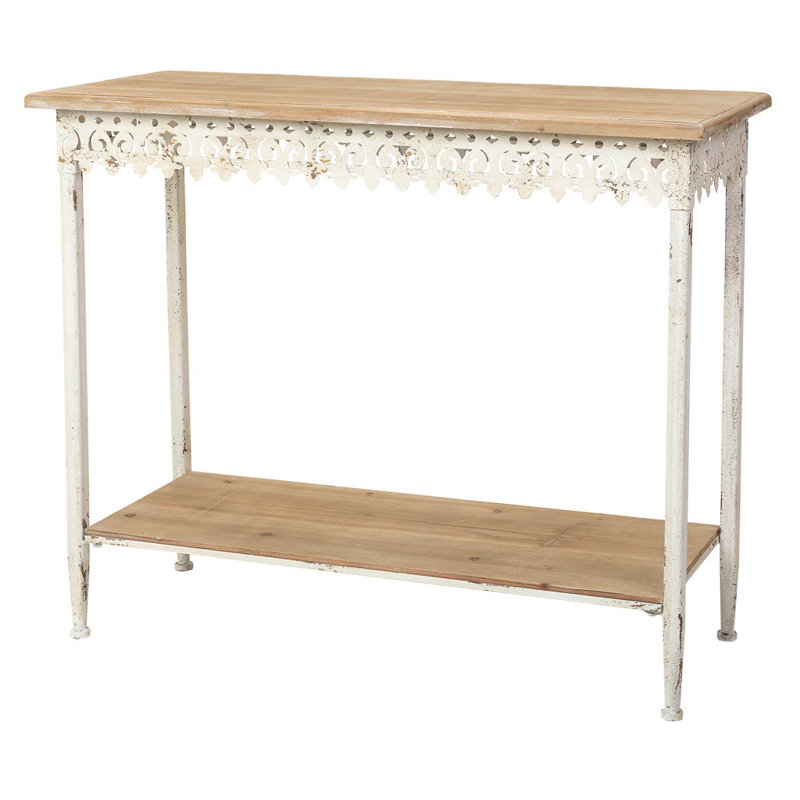 Andreana 105cm Solid Wood Top Console Table