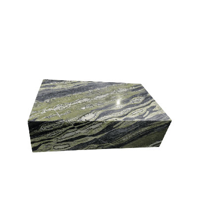 Genuine Marble Block Coffee Table - Twilight Marble
