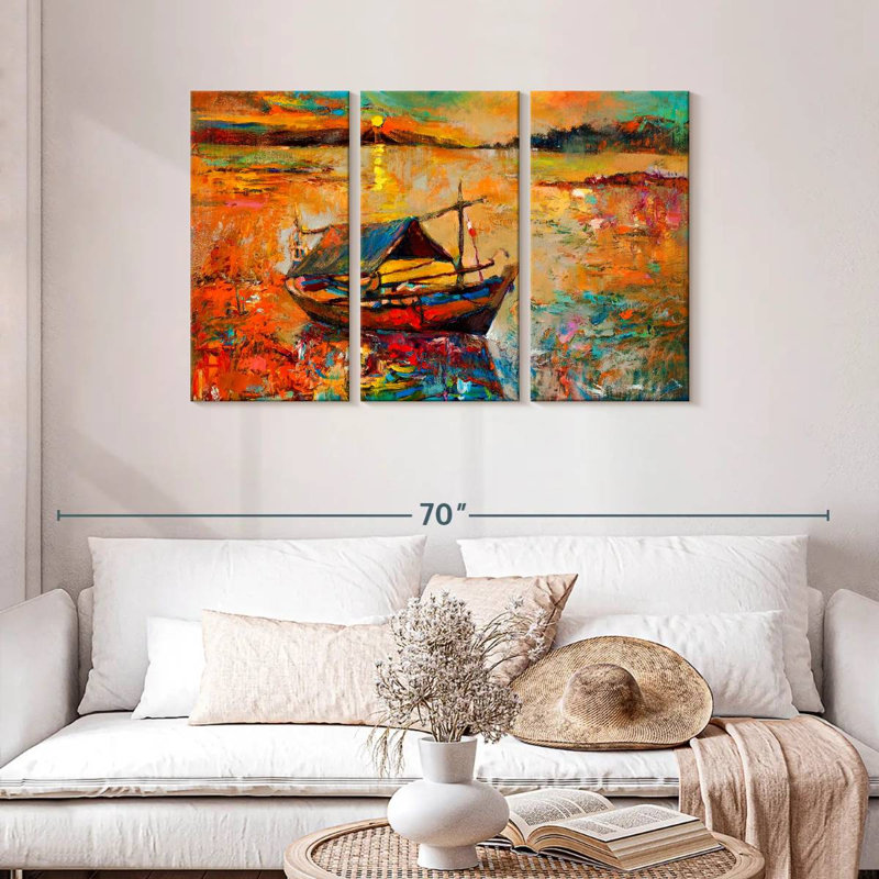 Senne Boat, 28" H x 45" W