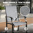 5-piece Patio Textilene Dining Set With Umbrella Hole, Powder Coating-129590088-129590090-129590091