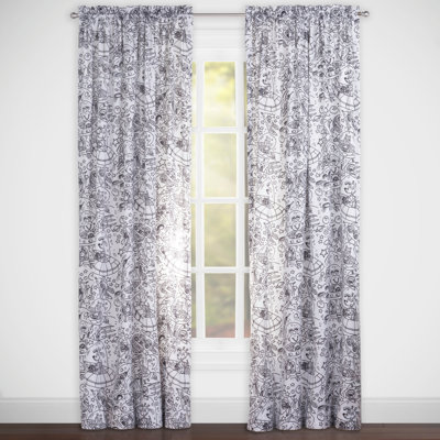 Space Semi Sheer Curtain Single Panel