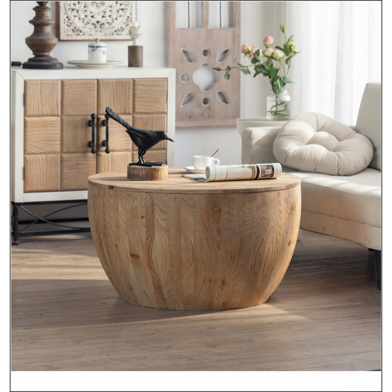 BLACK MDF coffee table 39.37inch Modern Handcraft