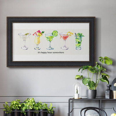 Happy Hour Cocktail - Reproduction de photo sur toile