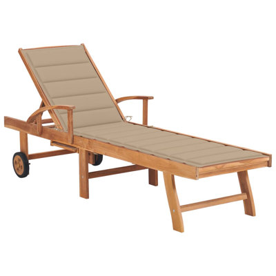 Rahul Outdoor Chaise Lounge by Millwood Pines