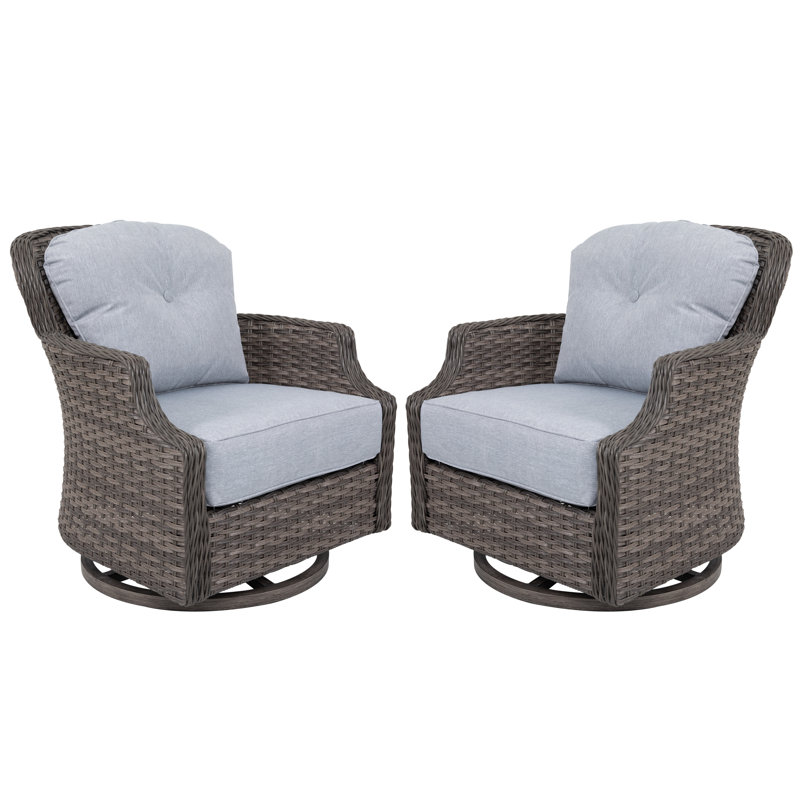 Wicker Swivel Sofa