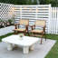 Chaises pliantes en bambou avec dossier en rotin tissé et structure en bambou en caoutchouc | Couleur noyer-124168427
