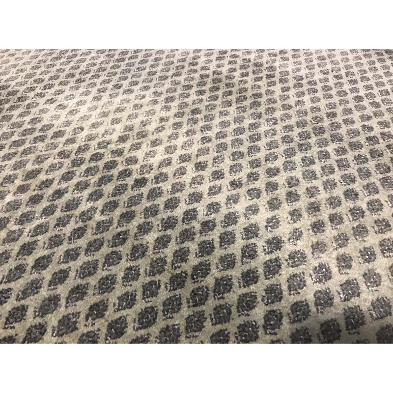 Lori Wool Oriental Area Rug in Dark Gray/Beige, Rectangle 6'10" x 9'6"