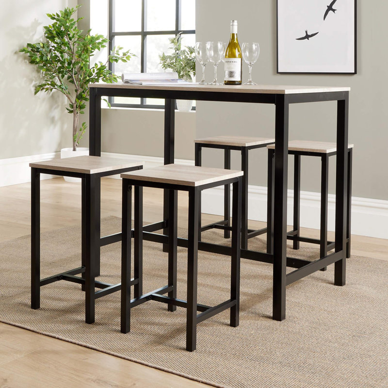 Caliopia 4 - Person Dining Set, Light Oak