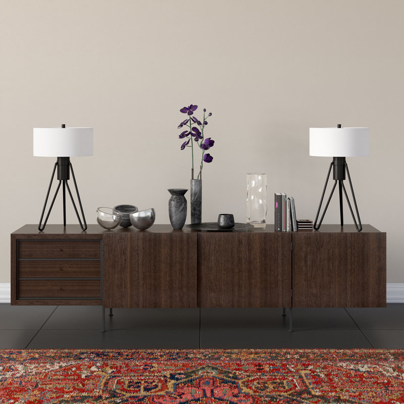 Lampe de table standard 25 po Floyd, Bronze noirci