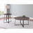 Heyer Grey Round Engineered Wood Coffee Table