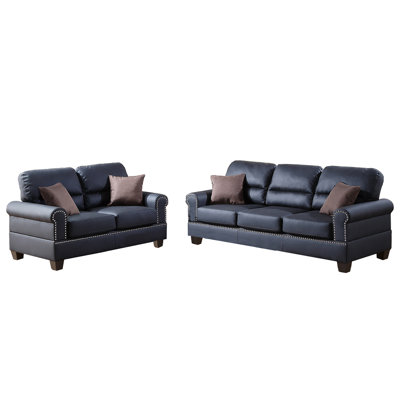 Boyster 2 - Piece Faux Leather Living Room Set