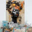 Minimalisme, mode féminine africaine, reproduction d'art sur toile-95880375-134209929