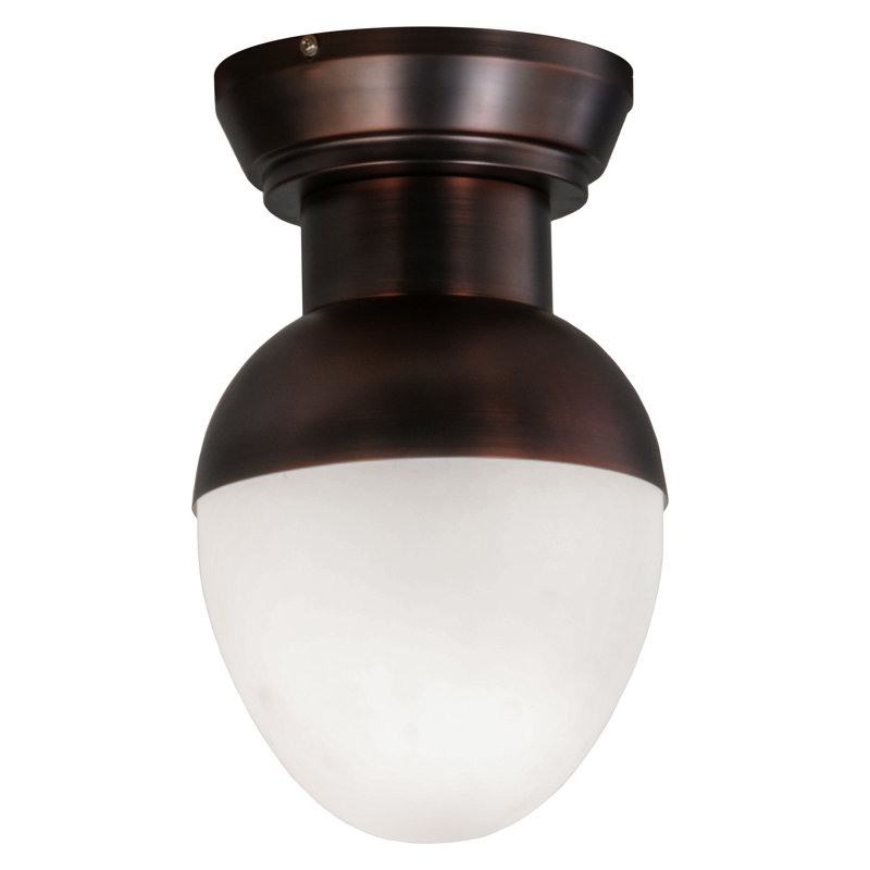 Glass Semi Flush Mount