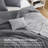Bedsure Cotton Comforter with Throw Waffle Blanket and Decorative Pillow,Bedding Comforter Sets-110189442-110189447