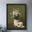Art floral rétro encadré noir-1797775395