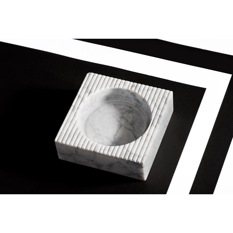 1'' H Marble Tabletop Tealight Holder