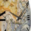 Horloge murale crème en métal-93379364