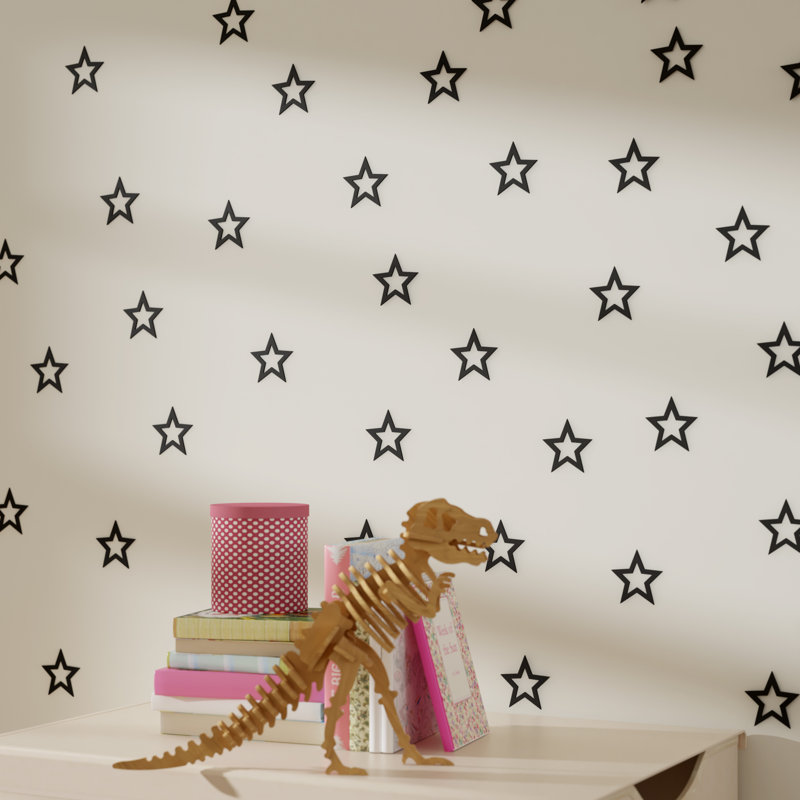 Adhésif décoratif Rozlynn, Noir