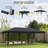 Outsunny 10' X 20' Pop Up Canopy Tent-114930254-114930256