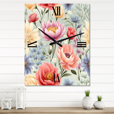 Jameal - Floral Wall Clocks
