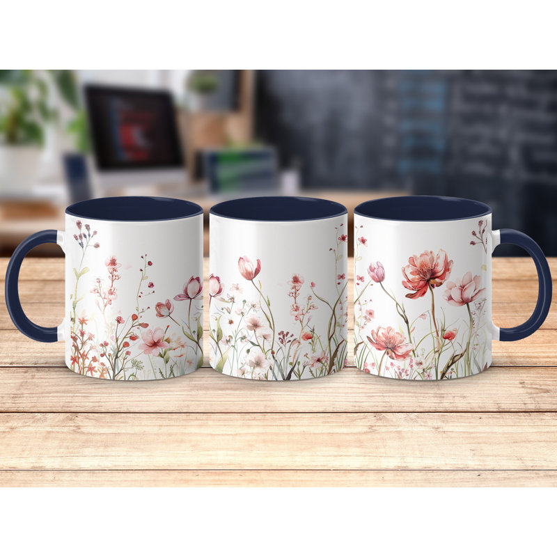 Ceramic Coffee Mug, Navy