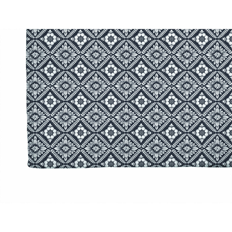 Petit tapis de bureau Talia, L 24 po x P 36 po, Gris anthracite