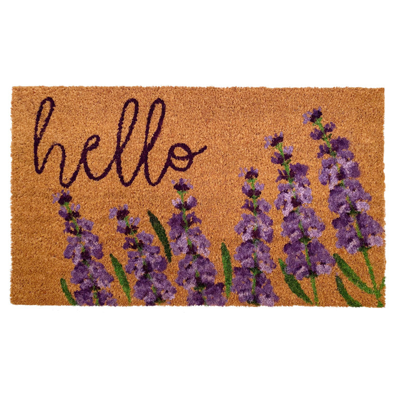 Vick Non-Slip Floral Doormat