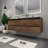 Kirker 72" Wall-Mounted Double Bathroom Vanity Set-1915091831