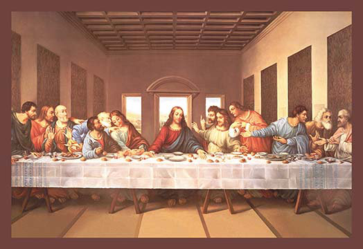 « the last supper » par michelangelo-impression sans cadre