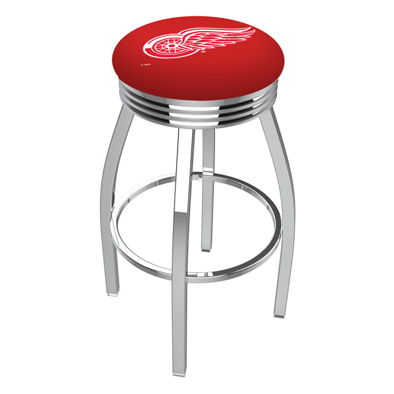 Tabouret de bar NHL, Red Wings de Detroit, Tabouret de comptoir (siège d'une hauteur de 25 p
