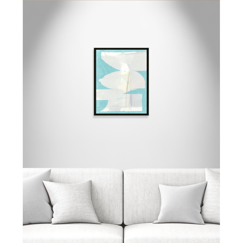 Caretha Carve I - reproduction de cadre flottant sur toile, H 21,5 po x l 17,5 po x P 2 po, Espresso