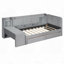 Lit de jour simple rembourré avec rangement-1572049073