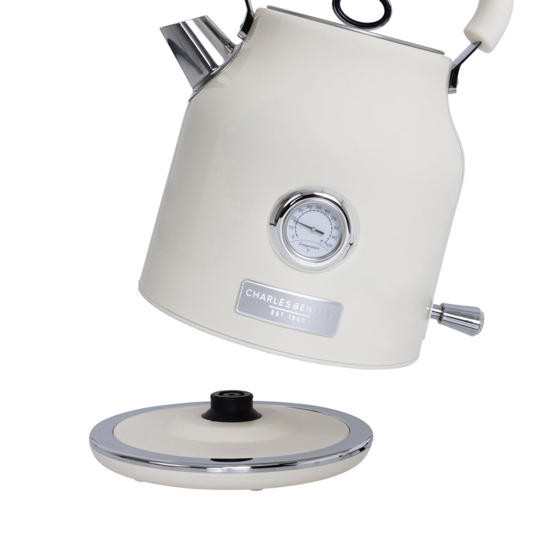 Charles Bentley 1.7L Stainless Steel Electric Tea Kettle