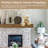Willisa 72'' W Hand Carved Solid Pine Wood Mantel, Wall Mounted Wooden Display Shelfing