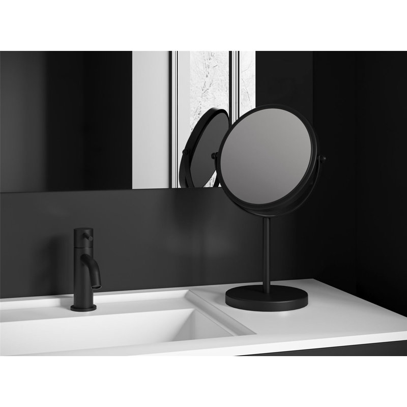 Crunkelton Concave Mirror, Black