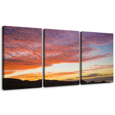Odin " Mountain " 3 - Pieces Painting Print