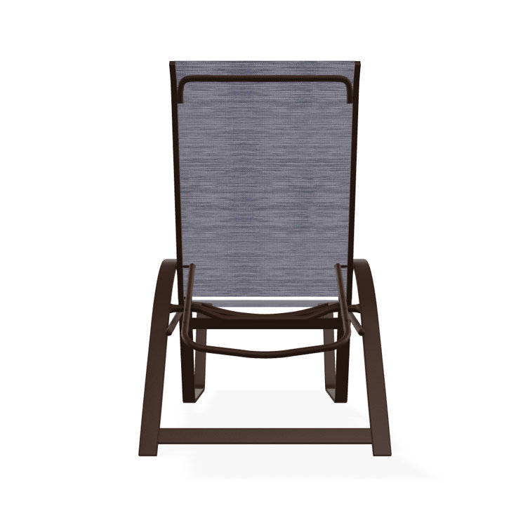 Holna Outdoor Rust-Resistant Metal Chaise Lounge
