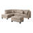 Upholstered L-Shaped Sectional Reversible-24748815