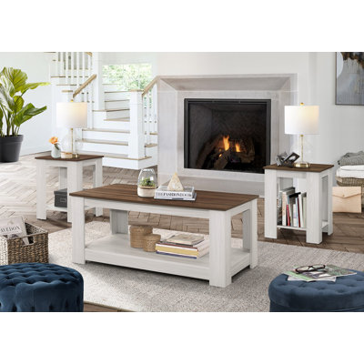 Chasity 3 Piece Coffee Table Set by Laurel Foundry Modern Farmhouse