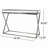 45.3" Console Table,Entry table,Hallway table with steel frame