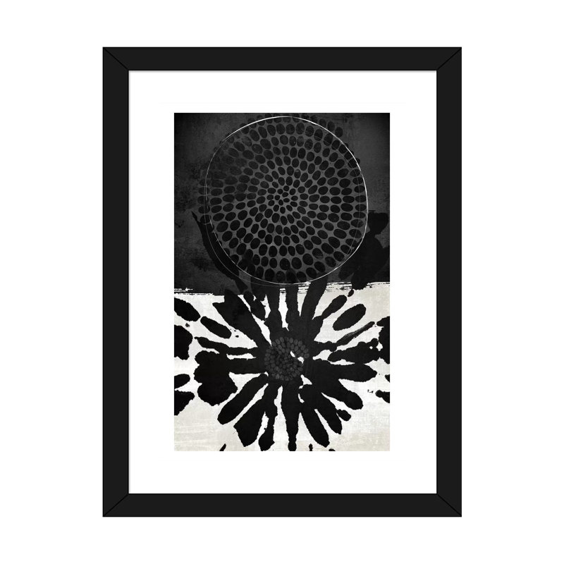 Dot Dotal par Nikki Chu - imprimé, Cadre noir, H 24 po x l 16 po x P 1 po