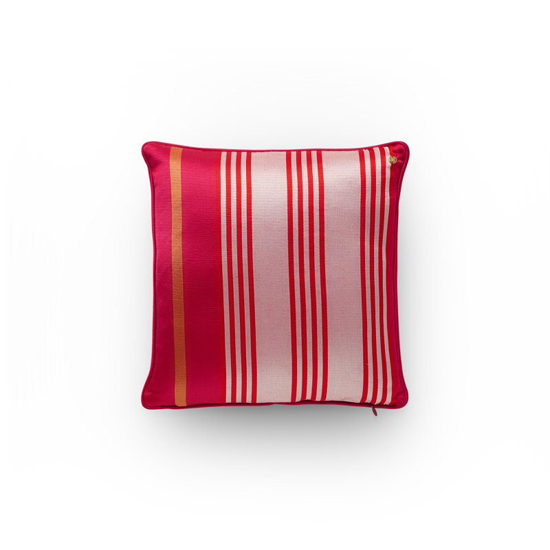 Kutnu Double Face Multi Stripe Pillow, Blue