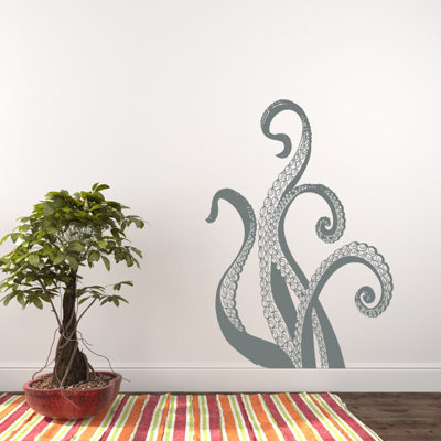 Adhésif décoratif pieuvre