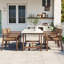 Ensemble repas d'extérieur 5 pièces avec trou pour parasol-65073497
