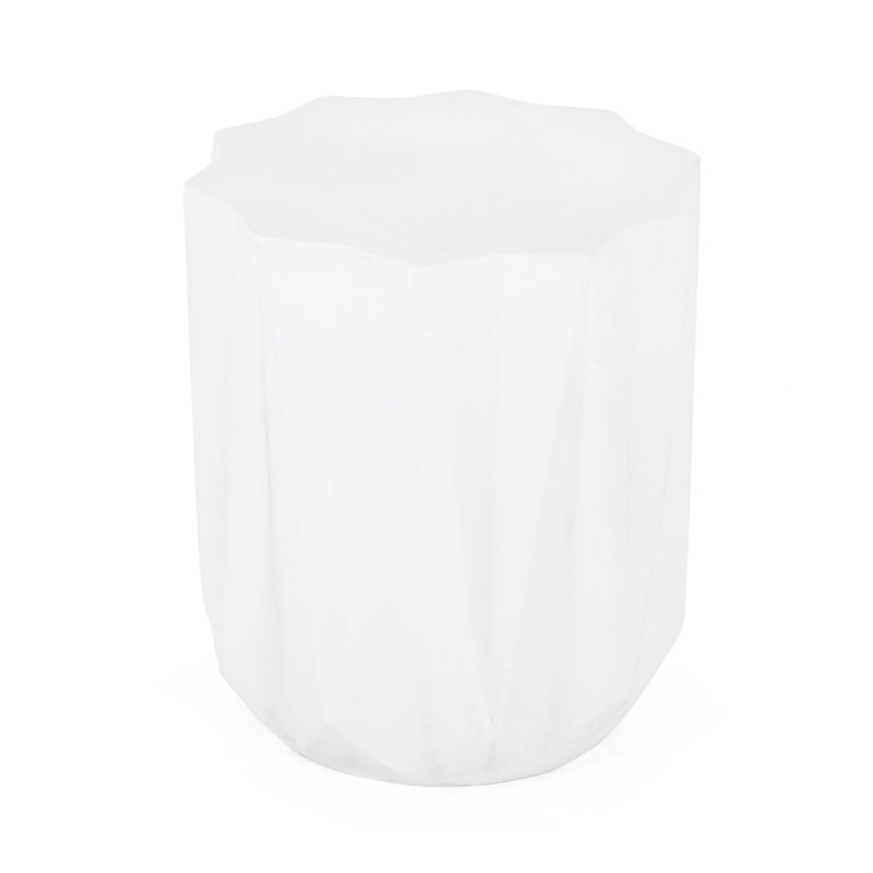 Outdoor Lightweight Concrete Side Table