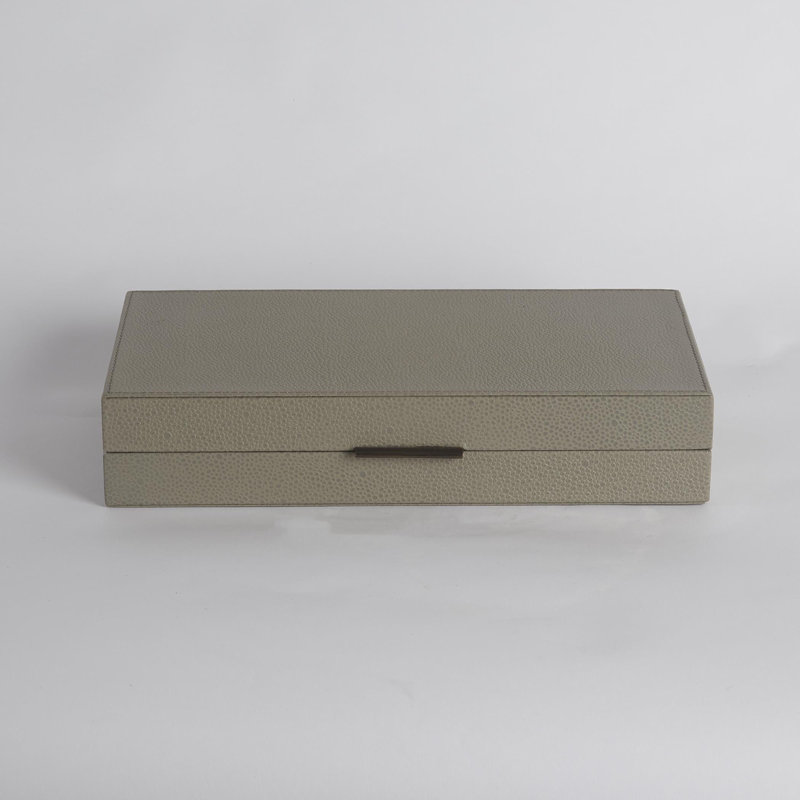 Alpen Box-Bark-Lg, Bark, 2.75" H x 14" W x 7" D