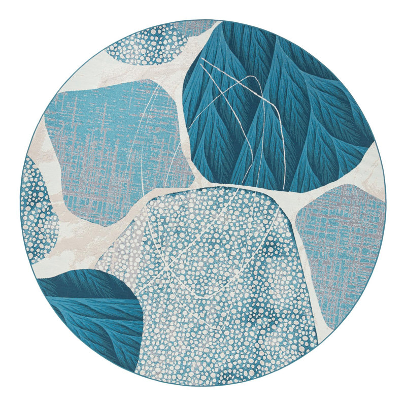 Keazia Indoor/Outdoor Area Rug, Round 10'