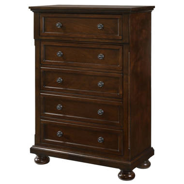 Glory Furniture Louis Phillipe 7 Drawer Lingerie Chest in Cherry, 1 - Ralphs