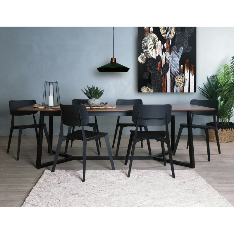 Stellar Stacking Side Chair, Black